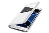 Samsung Galaxy S7 edge Orjinal Pencereli View Cover Beyaz Klf - Resim: 4