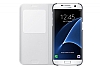 Samsung Galaxy S7 edge Orjinal Pencereli View Cover Beyaz Klf - Resim: 3