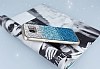Samsung Galaxy S7 Edge Tal Geili Mavi Silikon Klf - Resim: 1