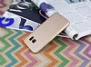 Samsung Galaxy S7 Tam Kenar Koruma Gold Rubber Klf - Resim: 4