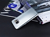 Samsung Galaxy S7 Metalik Silver Silikon Klf - Resim: 2