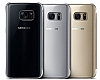 Samsung Galaxy S7 Orjinal Clear View Uyku Modlu Gold Klf - Resim: 1
