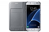 Samsung Galaxy S7 Orjinal LED Cover Silver Klf - Resim: 3