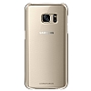 Samsung Galaxy S7 Orjinal Metalik Gold Kenarl Kristal Klf - Resim: 4