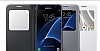 Samsung Galaxy S7 Orjinal Pencereli View Cover Gold Klf - Resim: 5