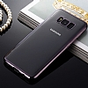 Samsung Galaxy S8 Siyah Kenarl effaf Silikon Klf - Resim: 6