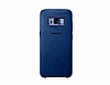 Samsung Galaxy S8 Orjinal Alcantara Set Koyu Mavi Klf - Resim: 2
