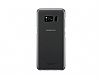Samsung Galaxy S8 Orjinal Clear Cover Siyah Rubber Klf - Resim: 1