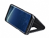 Samsung Galaxy S8 Orjinal Clear View Uyku Modlu Standl Kapakl Siyah Klf - Resim: 3