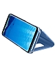 Samsung Galaxy S8 Plus Orjinal Clear View Standl Kapakl Mavi Klf - Resim: 3