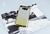 Samsung Galaxy S8 Plus Simli Parlak Gold Silikon Klf - Resim: 1