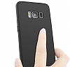 Samsung Galaxy S8 Plus Tam Kenar Koruma Siyah Rubber Klf - Resim: 3