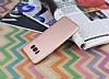 Samsung Galaxy S8 Ultra nce Mat Rose Gold Silikon Klf - Resim: 2