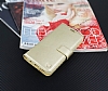 Kar Deluxe Samsung Galaxy S9 Czdanl Yan Kapakl Gold Deri Klf - Resim: 3