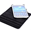 Samsung Galaxy Tab 3 8.0 360 Derece Dner Standl Siyah Deri Klf - Resim: 1