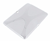 Samsung Galaxy Tab 4 10.1 Desenli effaf Beyaz Silikon Klf - Resim: 1