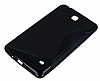 Samsung Galaxy Tab 4 8.0 Desenli Siyah Silikon Klf - Resim: 1