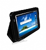Samsung Galaxy Tab Standl Siyah Deri Klf - Resim: 1