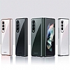 Samsung Galaxy Z Fold3 5G Metalik Kenarl Siyah Cam Klf - Resim: 10