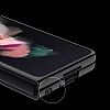 Samsung Galaxy Z Fold3 5G Metalik Kenarl Silver Cam Klf - Resim: 4