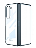 Samsung Galaxy Z Fold 5 Full Cam Silver Rubber Klf - Resim: 1