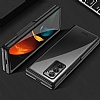Samsung Galaxy Z Fold2 5G Metalik Kenarl Rose Gold Cam Klf - Resim: 8