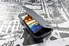 Samsung i8150 Galaxy W nce Yan Kapakl Siyah Klf - Resim: 3