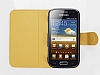 Samsung i8160 Galaxy Ace 2 Harita Desenli Yan Kapakl Deri Klf - Resim: 1