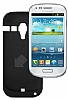 Samsung i8190 Galaxy S3 Mini Bataryal Siyah Klf - Resim: 3