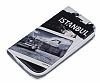Samsung i8190 Galaxy S3 mini stanbul Gizli Mknatsl Standl Deri Klf - Resim: 2