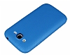 Samsung Galaxy Grand Nokta Desenli Mavi Silikon Klf - Resim: 2