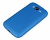 Samsung Galaxy Grand Nokta Desenli Mavi Silikon Klf - Resim: 1