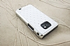 Samsung i9100 Galaxy S2 Ekose Tal Beyaz Sert Rubber Klf - Resim: 2