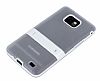Samsung i9100 Galaxy S2 Standl effaf Beyaz Silikon Klf - Resim: 2