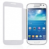 Samsung i9190 Galaxy S4 Mini Full Ekran Pencereli nce Yan Kapakl Beyaz Klf - Resim: 3