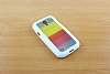 Samsung i9190 Galaxy S4 Mini Gkkua Silikon Kenarl Beyaz Rubber Klf - Resim: 2