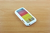 Samsung i9190 Galaxy S4 Mini Gkkua Silikon Kenarl Beyaz Rubber Klf - Resim: 1