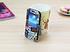 Samsung i9190 Galaxy S4 mini Street Standl Pencereli Deri Klf - Resim: 2