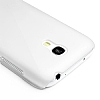 Samsung i9295 Galaxy S4 Active Sert Mat Beyaz Rubber Klf - Resim: 1