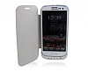 Samsung Galaxy S3 / S3 Neo Bataryal Kapakl Beyaz Deri Klf - Resim: 2