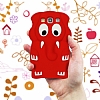 Samsung Galaxy S3 / S3 Neo Elephant Krmz Silikon Klf - Resim: 1