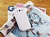 Samsung Galaxy S3 / S3 Neo Parlak Beyaz Silikon Klf - Resim: 1