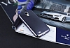 Samsung i9500 Galaxy S4 Metalik Dark Silver Silikon Klf - Resim: 1
