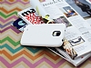 Samsung i9500 Galaxy S4 Nokta Desenli Mat Beyaz Silikon Klf - Resim: 2