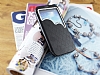 Samsung i9500 Galaxy S4 Pencereli Tal Siyah Deri Klf - Resim: 1