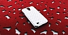 Samsung i9500 Galaxy S4 Ekose Tal Sert Mat Beyaz Rubber Klf - Resim: 2