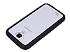 Samsung i9500 Galaxy S4 Silikon Kenarl effaf Siyah Rubber Klf - Resim: 2
