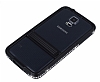 Tal Samsung i9600 Galaxy S5 Standl Bumper Siyah Klf - Resim: 4