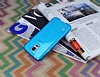 Samsung i9600 Galaxy S5 effaf Mavi Silikon Klf - Resim: 2