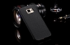 Samsung i9800 Galaxy S6 Nokta Desenli Mat Siyah Silikon Klf - Resim: 2